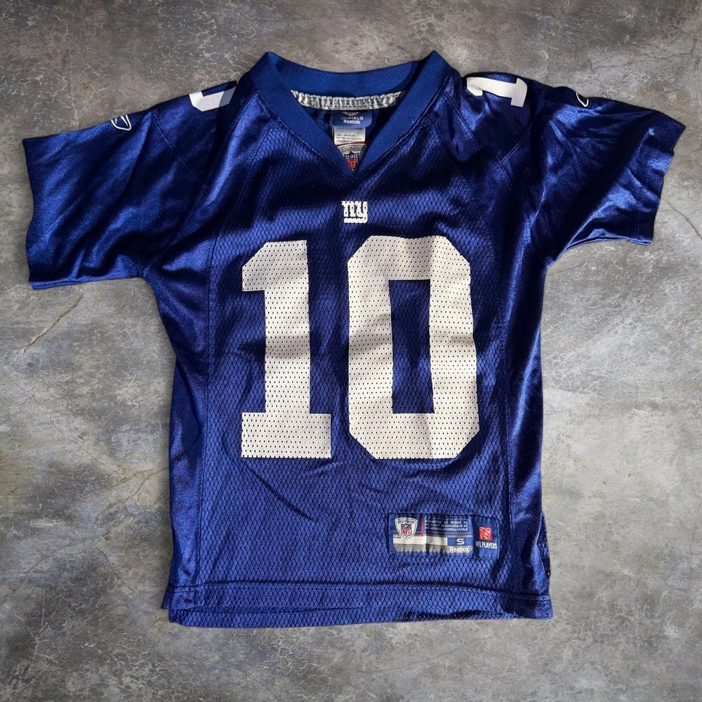 Reebok New York Giants Eli Manning 10 NFL Jersey Youth Small Blue